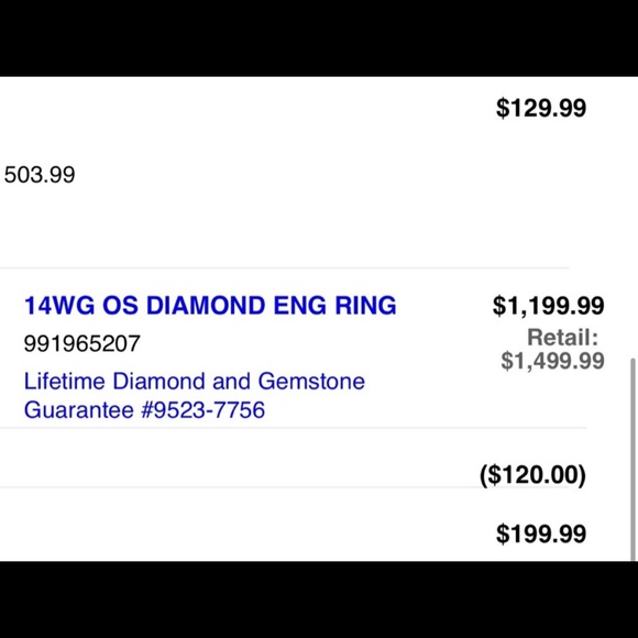 1/2 carat ring - Picture 3 of 3